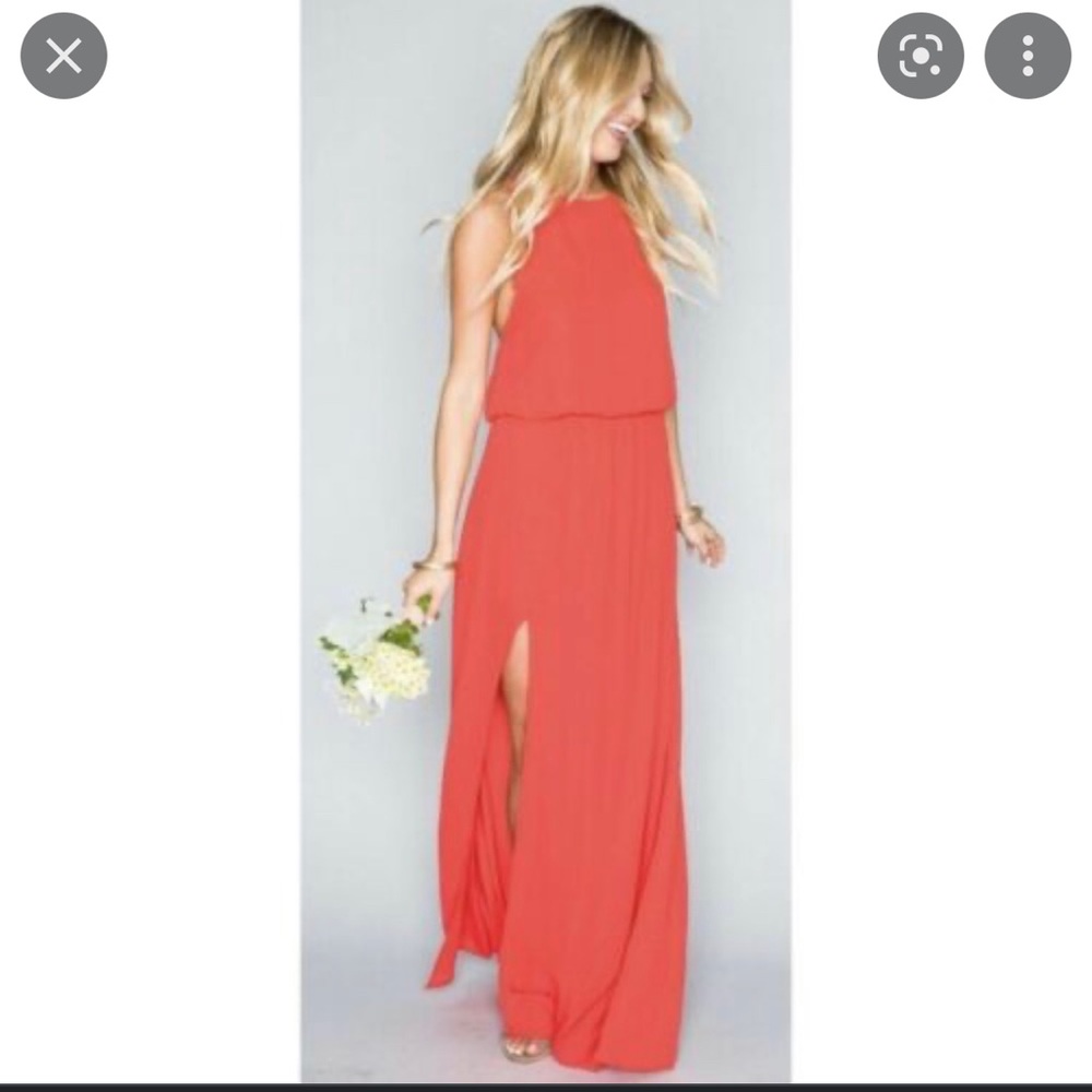 Show me your mumu Heather halter dress